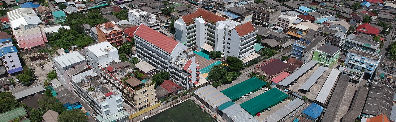 Aerial view of Sriwittayapaknam School